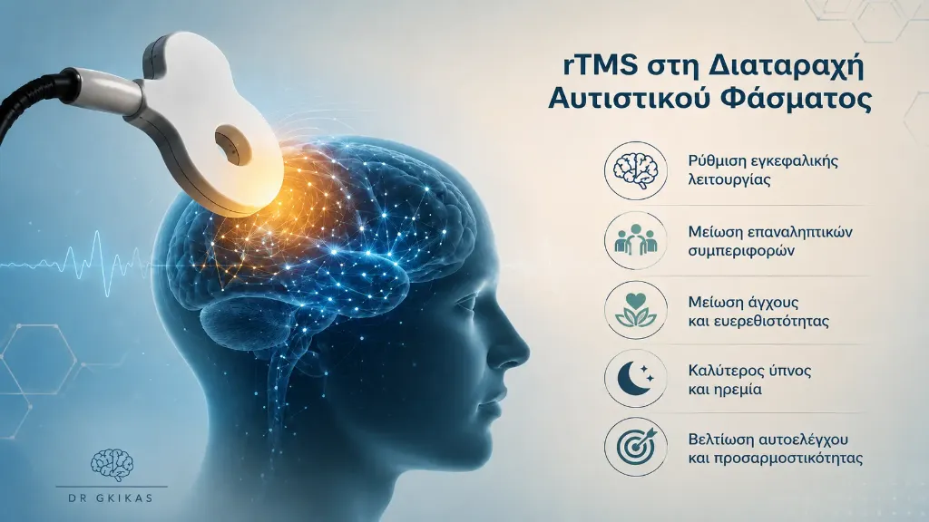 Διακρανιακός Μαγνητικός Ερεθισμός (rTMS) στη Διαταραχή Αυτιστικού Φάσματος